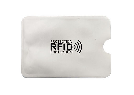 Aluminiumfolie ganz eigenhändig geschriebes Plastik-RFID Karten-Ärmel blockierend
