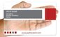 Bezahlte farbenreiches PVC Kratzer CMYK 0.76mm klare Geschenk-Karte voraus