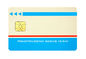 85.6*54 Millimeter PVC-Kontakt Smart SLE4428 IC Chip Card